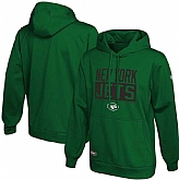 Men's New York Jets New Era Green School of Hard Knocks Pullover Hoodie,baseball caps,new era cap wholesale,wholesale hats